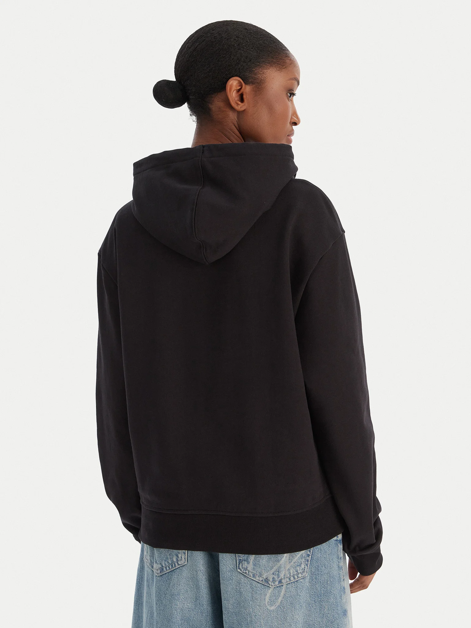 Hanorac Dama, Calvin Klein Jeans, Negru, Bumbac [2]
