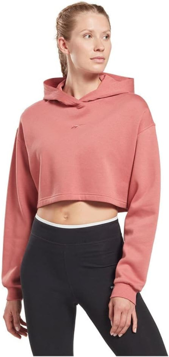 Hanorac Dama, Reebok, Yoga Coverup, Bumbac, Roz Pal [4]