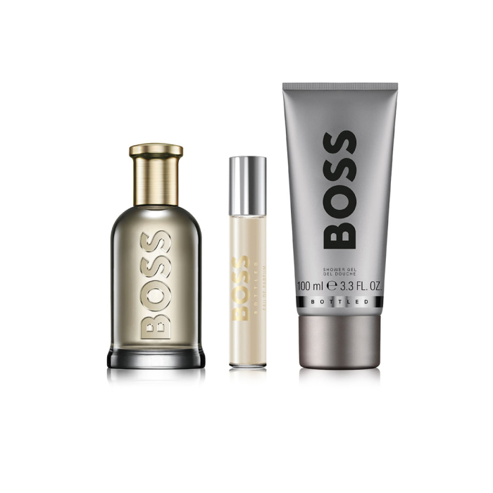 Hugo Boss, Boss Bottled, Set, Eau De Parfum 100 ml (EDP) + Gel De Duș 100 ml + Eau De Parfum 10 ml (EDP) [2]