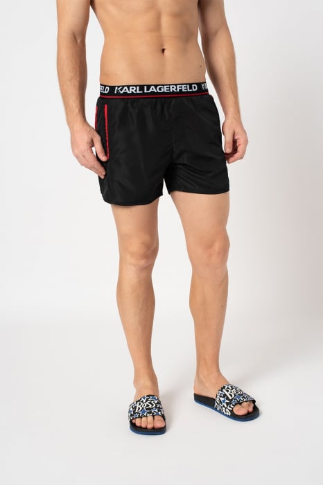 Karl Lagerfeld, Pantaloni scurti de baie, Banda logo in talie [4]