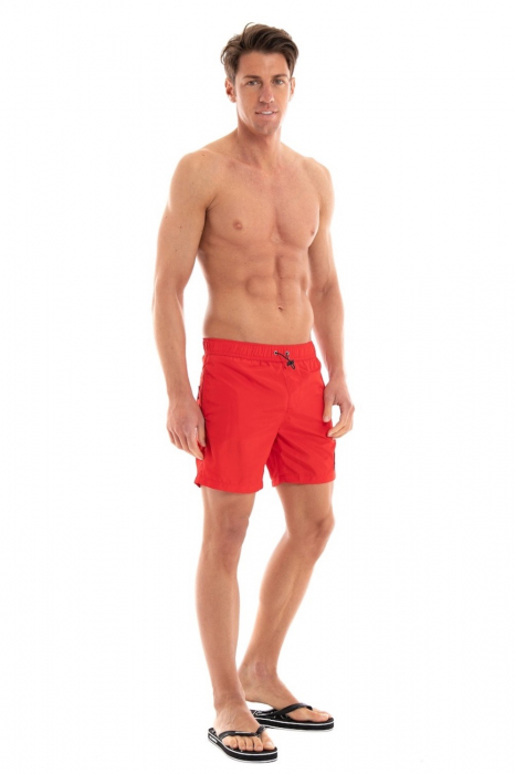 Karl Lagerfeld, Pantaloni scurti de baie, Roșu, Logo [4]