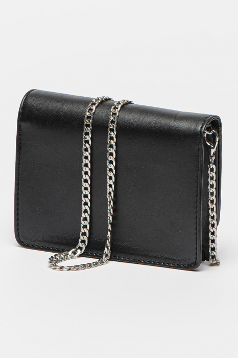 KENDALL + KYLIE, Geanta crossbody cu clapa Arya, Gri antracit [2]