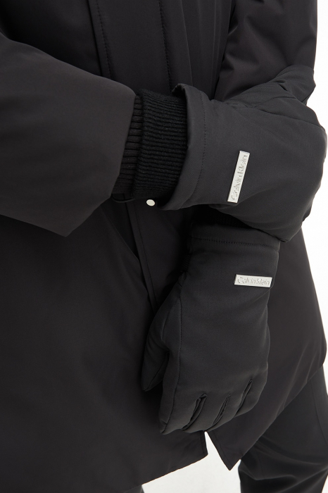 Manusi Barbati, Calvin Klein, Negru, Logo metalic, Șnur reglabil [3]