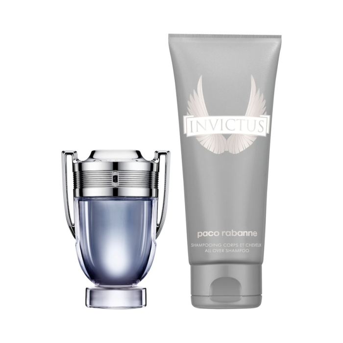 Paco Rabanne, Invictus, Set, Eau De Toilette 100 ml (EDT) + Gel De Duș 100 ml [2]