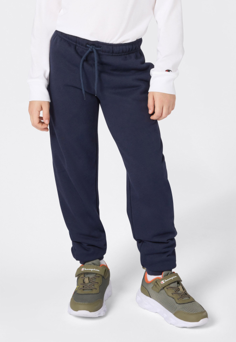 Pantaloni trening copii, Champion, Albastru, Logo [2]