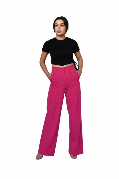 Pantaloni Dama, Drepti si eleganti, Talie inalta si croi drept [3]