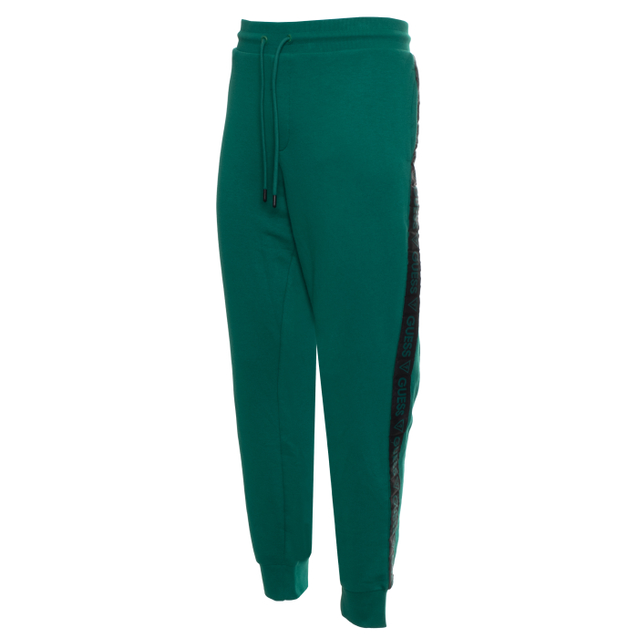 Pantaloni de trening bărbați, Guess, Verde, Bandǎ Logo [3]