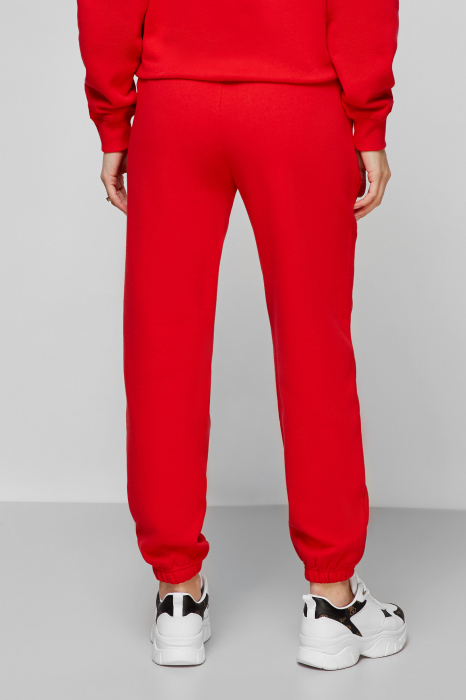 Pantaloni de trening dama, Guess, Rosu, Bumbac [2]