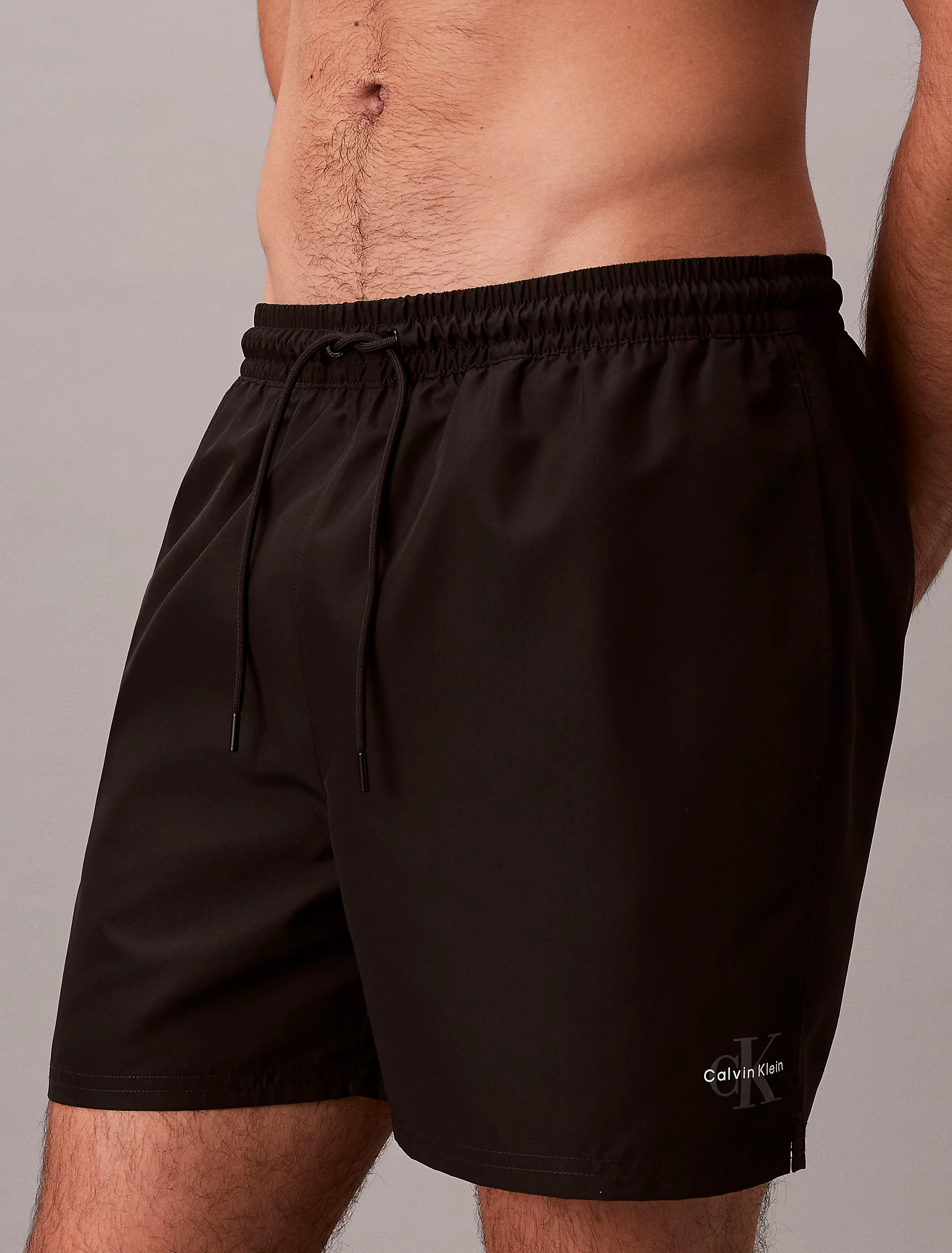 Pantaloni scurți baie, Calvin Klein, Negru, Logo [6]