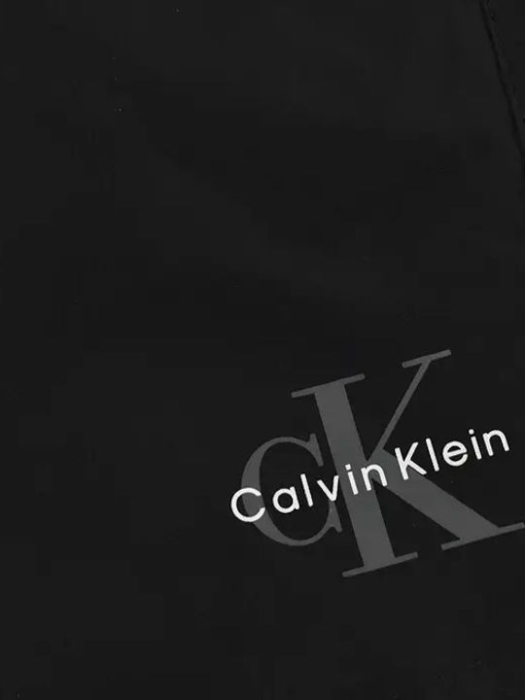 Pantaloni scurți baie, Calvin Klein, Negru, Logo [7]