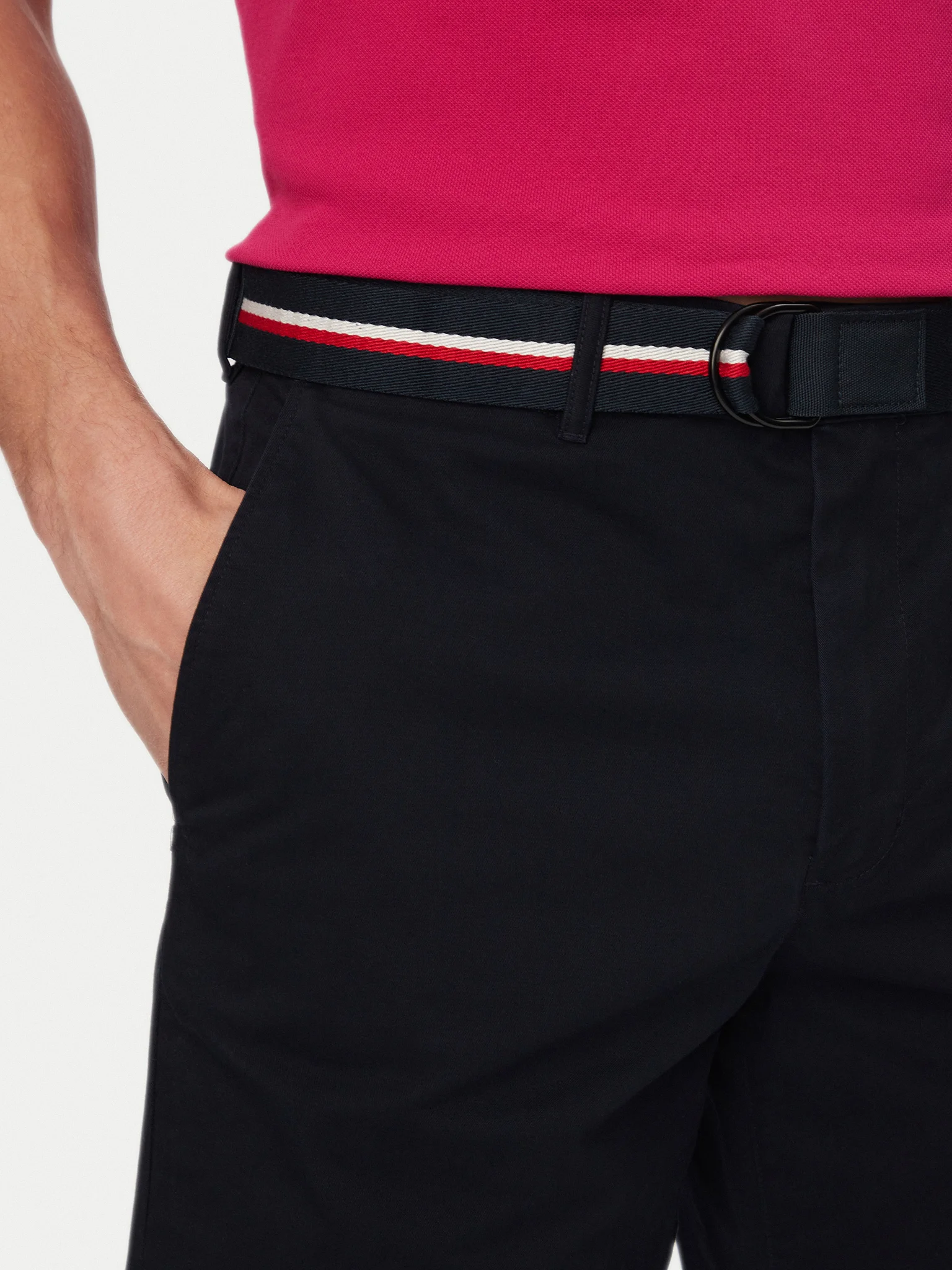 Pantaloni scurți bărbați si curea inclusă, Tommy Hilfiger, Slim Fit [4]