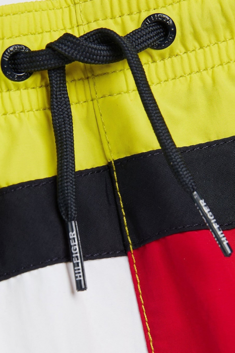 Pantaloni scurti de baie baieti, Tommy Hilfiger, Galben, 14-16 ani [3]