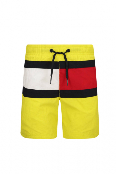 Pantaloni scurti de baie baieti, Tommy Hilfiger, Galben, 14-16 ani [1]