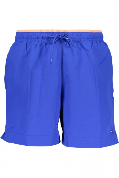 Pantaloni scurti de baie barbati, Tommy Hilfiger, Albastru inchis, M [5]