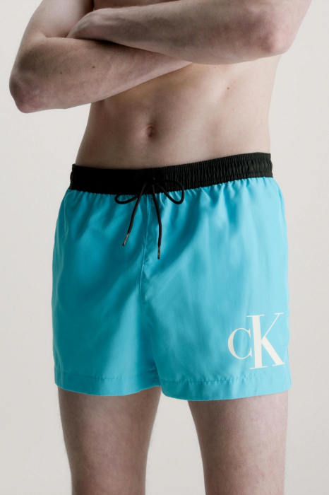 Pantaloni scurti de baie, Calvin Klein, Swimwear, Albastru deschis [1]