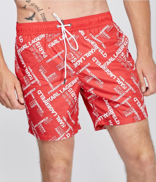 Pantaloni scurți de baie, Karl Lagerfeld, Mini Logo [2]