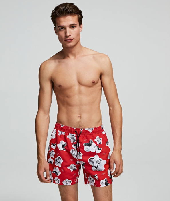 Pantaloni scurți de baie, Karl Lagerfeld, Patern Floral [2]