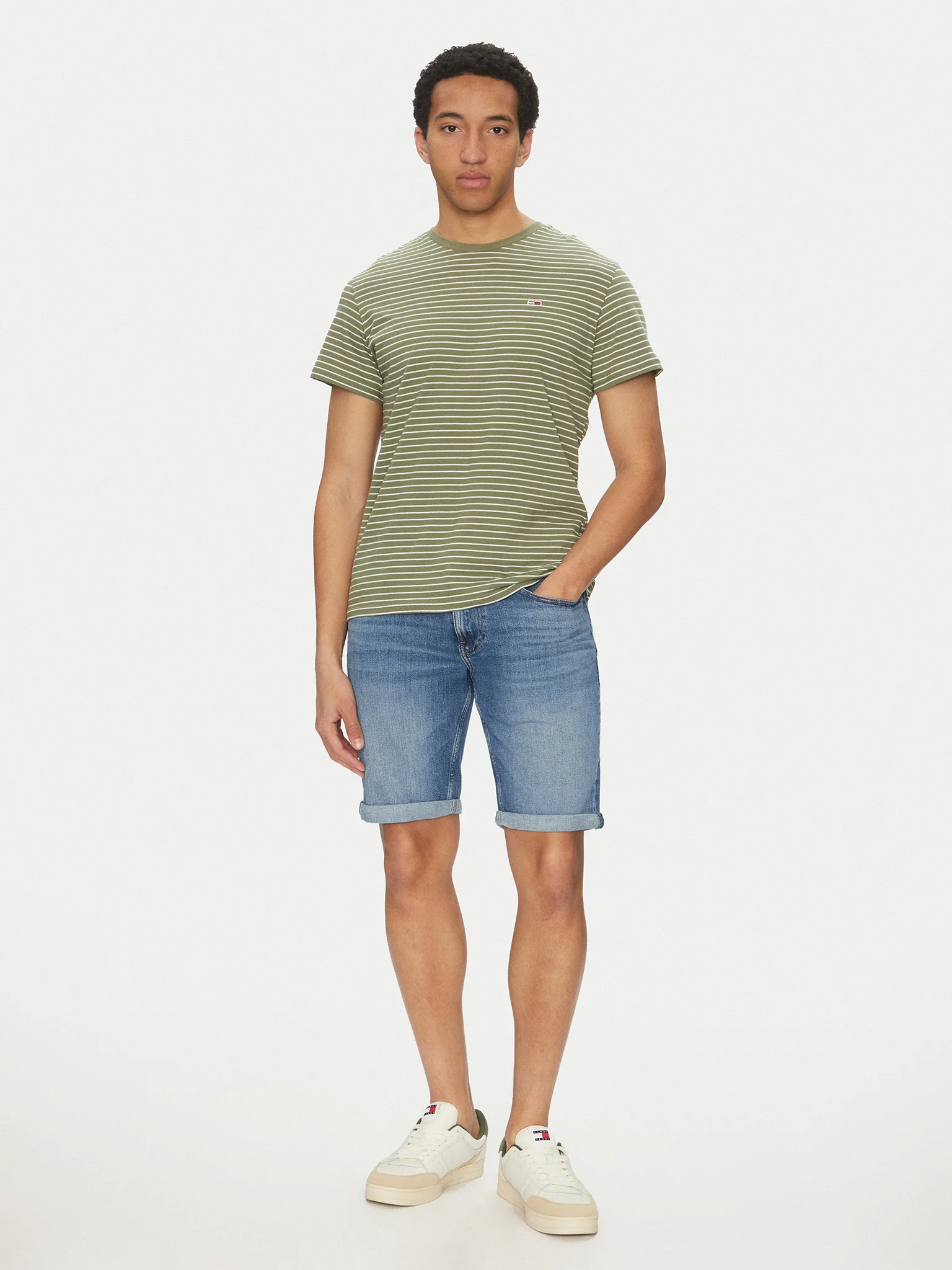 Pantaloni scurți de blugi bărbați, Tommy Jeans, Albastru [3]