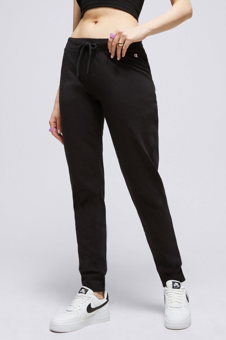 Pantaloni trening dama, Champion, Negru, Mini Logo [1]