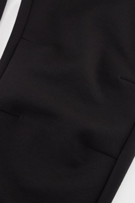 Pantaloni trening dama, Champion, Negru, Mini Logo, Talie Înaltă [5]