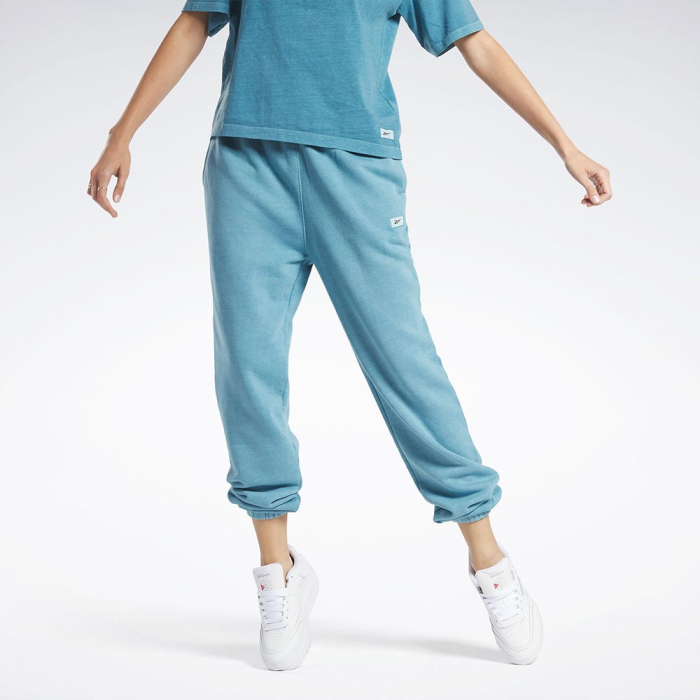 Pantaloni trening dama, Reebok, Albastru, CL RBK ND [4]