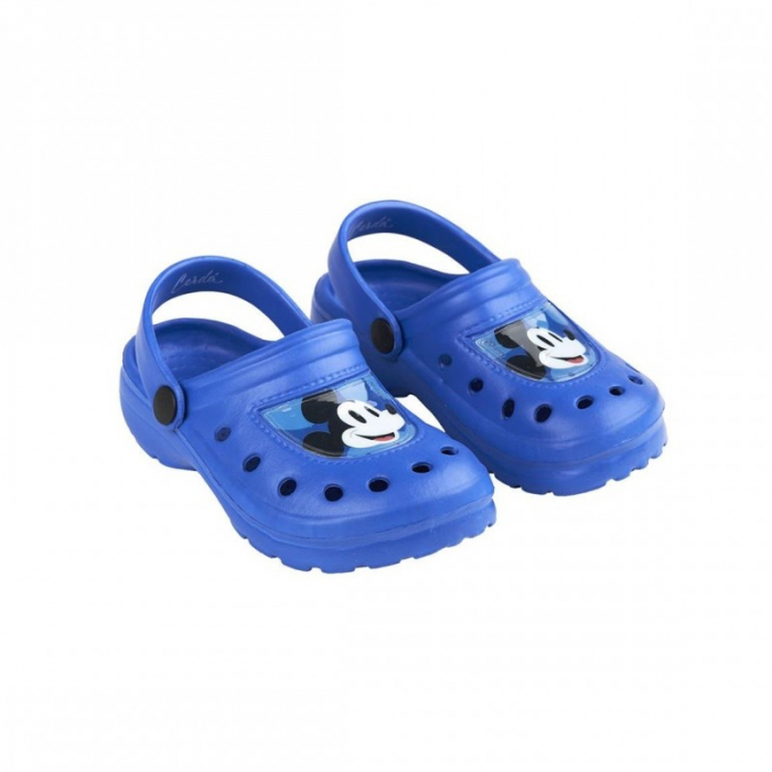 Papuci Plaja Clogs, Mickey Mouse, Disney, Albastru/Roșu [1]
