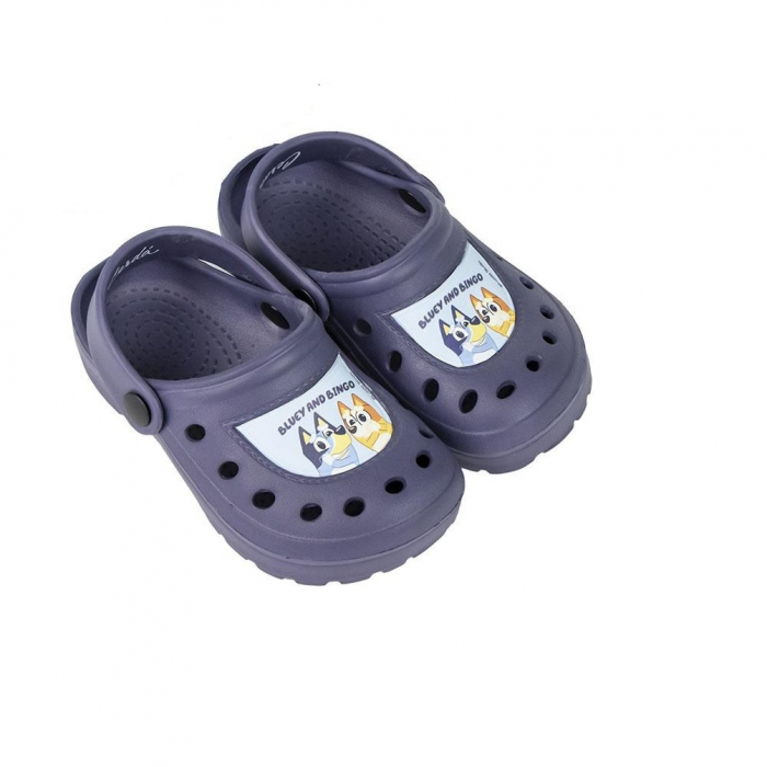 Papuci plaja clogs, Bluey si Bingo, Albastru deschis/Mov închis [5]