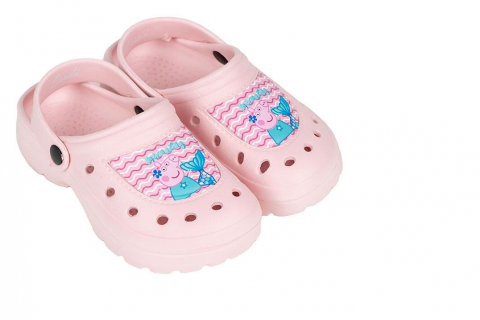 Papuci plaja clogs, Peppa Pig, Sirena, EVA, Roz/Mov [2]