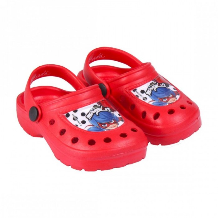 Papuci plaja clogs, Miraculous, Ladybug, Rosu/Albastru marin [1]