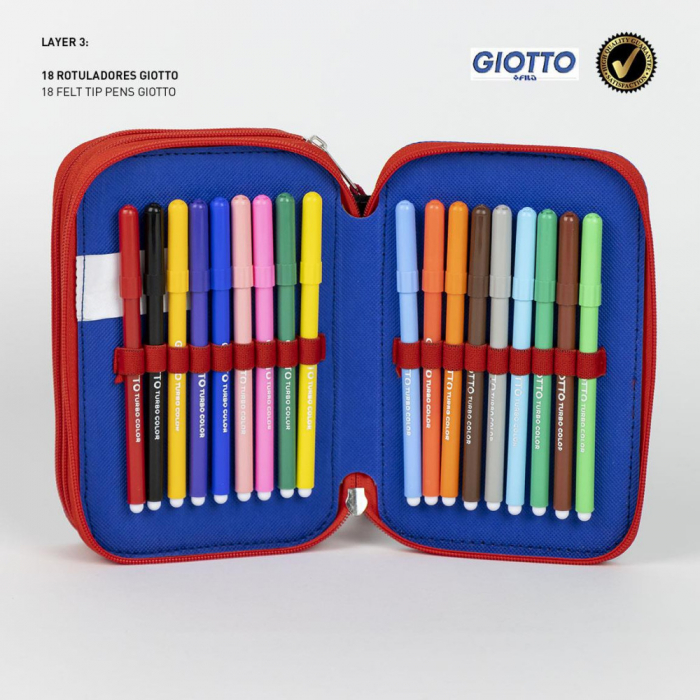 Penar copii 3 etaje, Spiderman, Complet echipat, 20 x 13 x 7 cm [4]