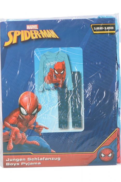 Pijamale copii, Spiderman, Cu licență, Bumbac, Albastru [3]