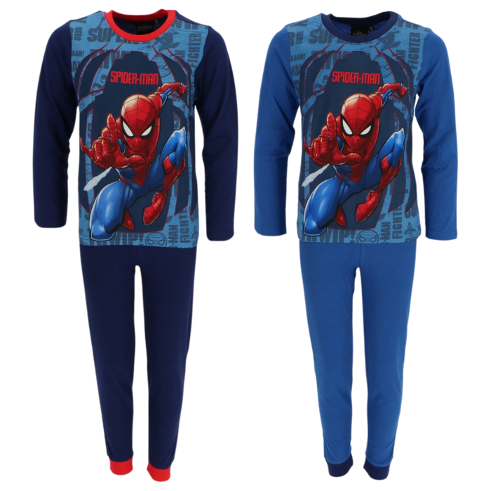 Pijamale lungi copii, Spiderman, Bumbac, 2 Piese [3]