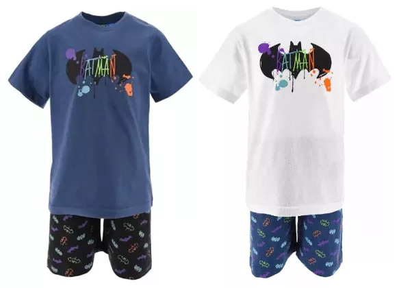 Pijamale scurte copii, Batman, Bumbac, Cu licență, 3-8 ani [3]