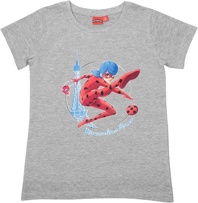 Pijamale scurte copii, Miraculous Ladybug, Bumbac, 2 Piese [2]