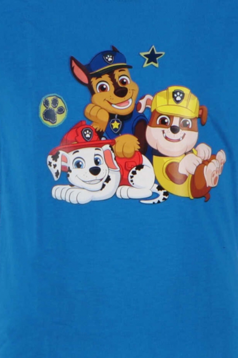 Pijamale scurte copii, Paw Patrol, Cu licență, Albastru, Bumbac [2]