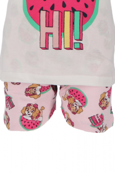 Pijamale scurte copii, Paw Patrol, Skye, Cu licență, Bumbac, 2 Piese [3]