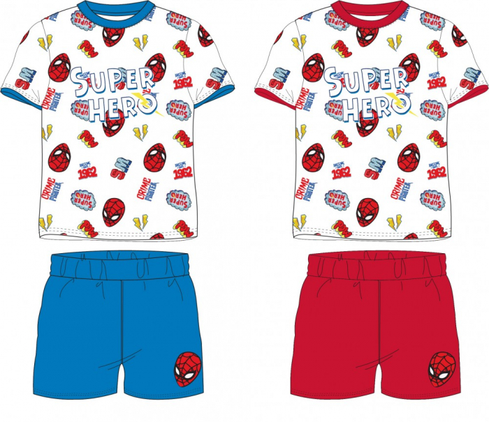 Pijamale scurte copii, Spiderman, Cu licență, Bumbac [2]