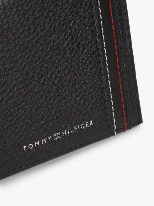 Portofel Bărbați, Tommy Hilfiger, Negru, Piele Naturală [3]