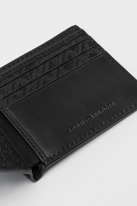 Portofel Bărbați, Tommy Hilfiger, Negru, Piele Naturală, Logo [5]