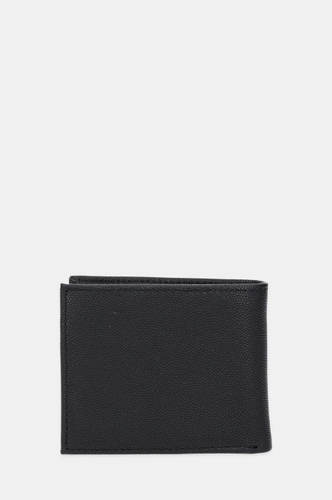 Portofel Bărbați, Tommy Hilfiger, Negru, Piele Naturală, Logo Metalic [2]