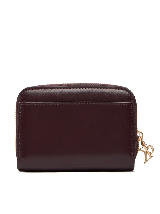 Portofel Dama, Calvin Klein, Burgundy, Piele Naturală [2]