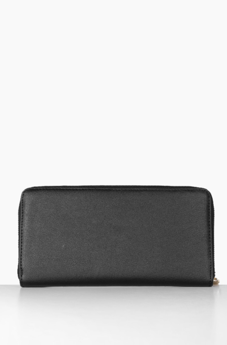 Portofel Dama, Calvin Klein, Negru, Re-Lock Slim, Logo Metalic [2]