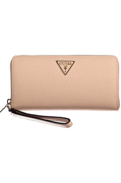 Portofel Dama, Guess Jeans, Roz, Logo, 22x12x3 cm [1]