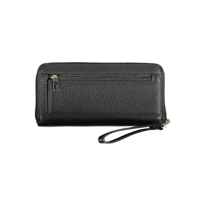 Portofel dama, Guess, Negru, Logo Printat, Piele Ecologică [2]