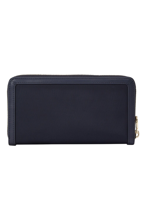 Portofel Dama, Tommy Hilfiger, Albastru, Essential S Large Za, Logo Metalic [2]