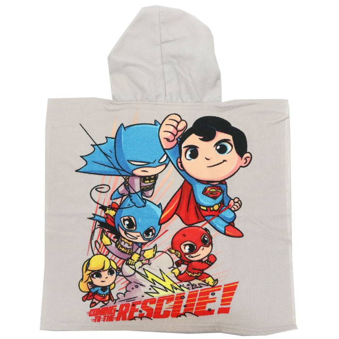 Prosop poncho copii, Batman, Microfibra, 55x110 cm [4]