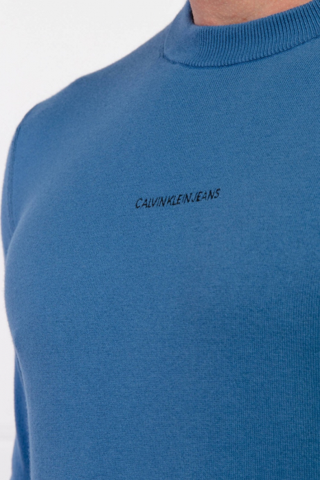 Pulover Barbati, Calvin Klein Jeans, Albastru, Bumbac [5]