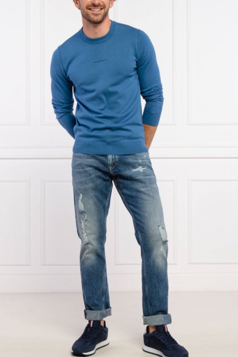 Pulover Barbati, Calvin Klein Jeans, Albastru, Bumbac [3]