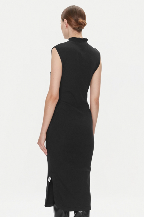 Rochie Dama, Calvin Klein Jeans, Slim Fit, Negru [2]