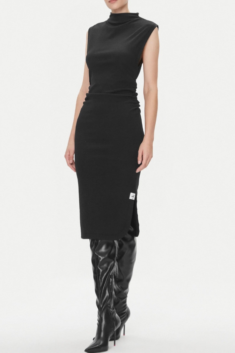 Rochie Dama, Calvin Klein Jeans, Slim Fit, Negru [3]